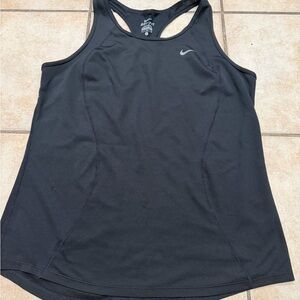 Nike Black Women's Dri-FIT Racerback Tank women size L